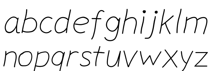 YBTheChosenOne Font LOWERCASE