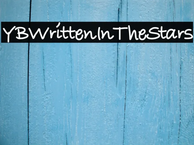 YBWrittenInTheStars Example 1