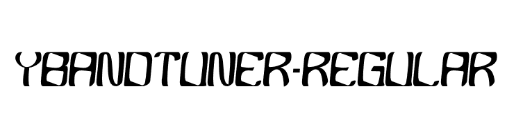 YBandTuner-Regular  Descarca Fonturi Gratis