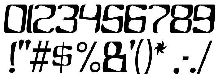 YBandTuner-Regular Font OTHER CHARS