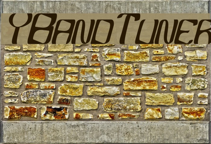 YBandTuner Font examples
