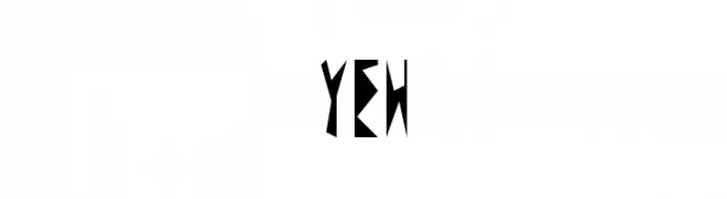 YEH  Frei Schriftart Herunterladen