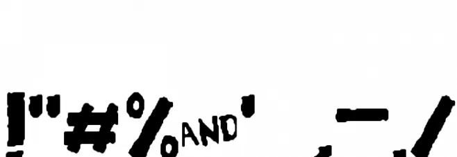 YES! Font OTHER CHARS