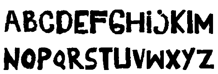 YES Font LOWERCASE