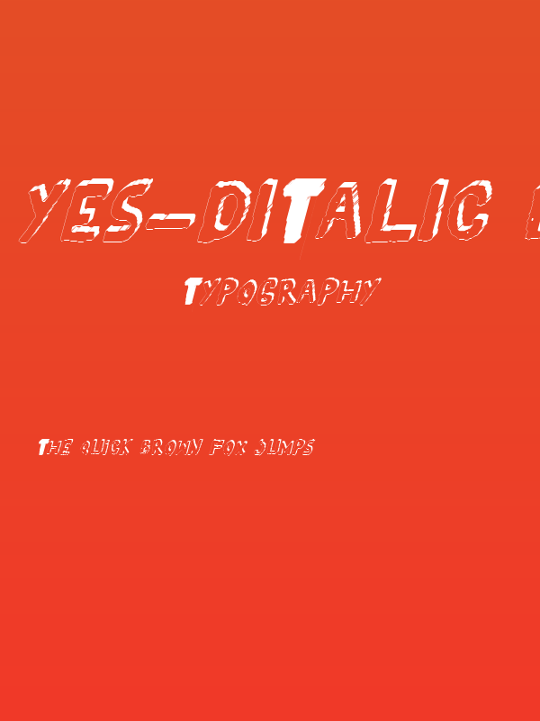 YES_3Ditalic Book Poster