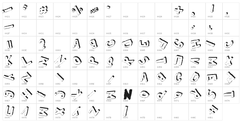 YES_3Drotated Book Character Map