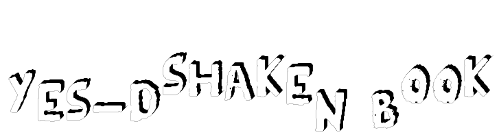 YES_3Dshaken Book  Frei Schriftart Herunterladen