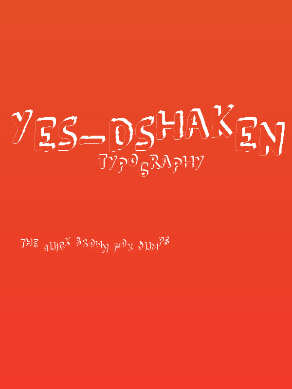 YES_3Dshaken Book Poster