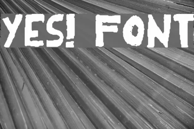 YES! Font examples