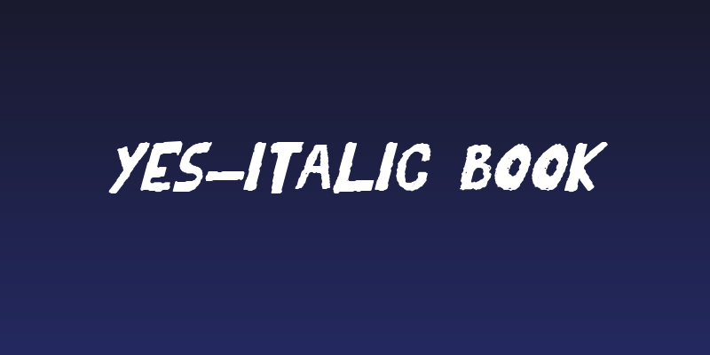 YES_italic Book Social Header