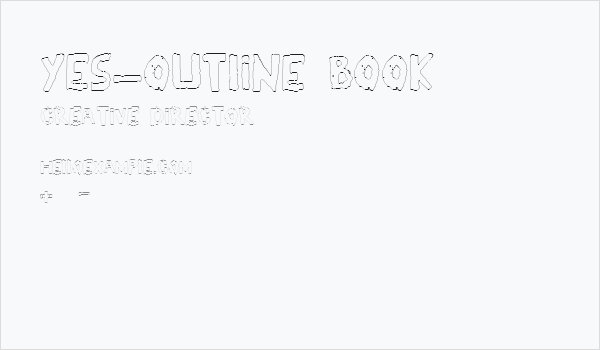 YES_outline Book Business Card