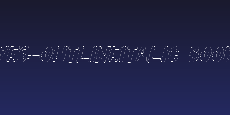 YES_outlineitalic Book Social Header