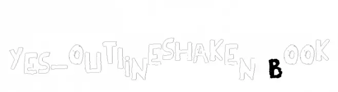 YES_outlineshaken Book  baixar fontes gratis