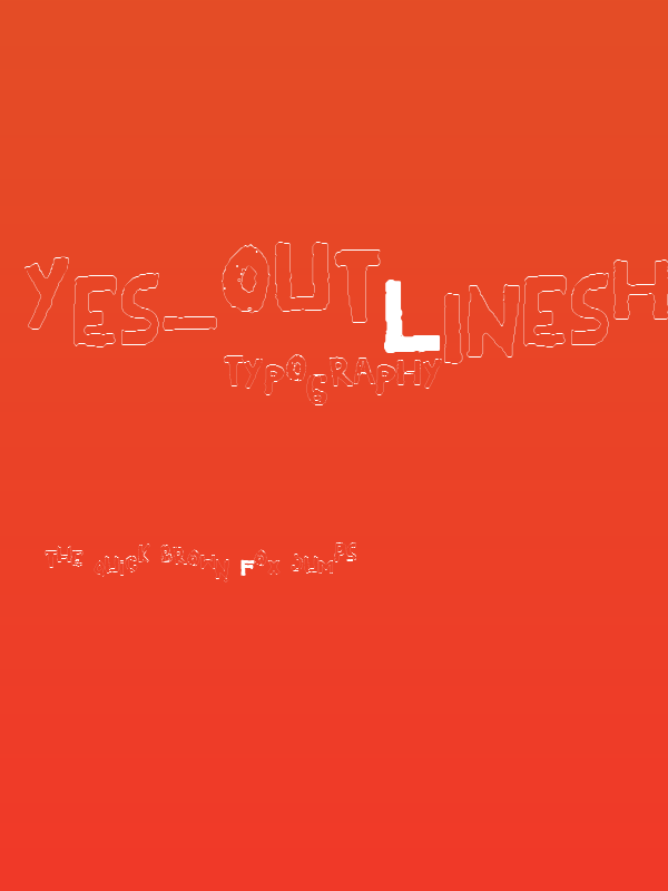 YES_outlineshaken Book Poster