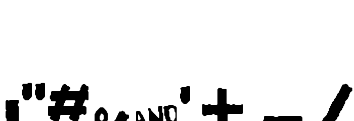 YES_shaken Book Font OTHER CHARS