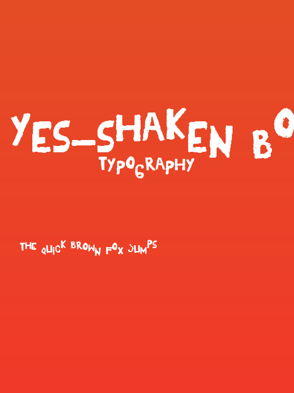 YES_shaken Book Poster