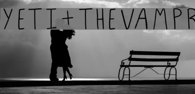 YETI+THEVAMP-Regular Font examples