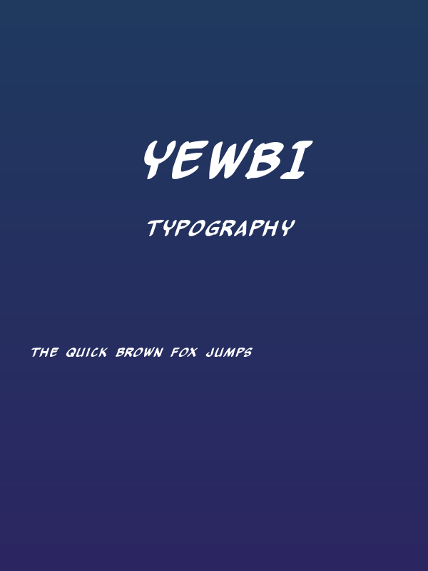 YEWBI Poster
