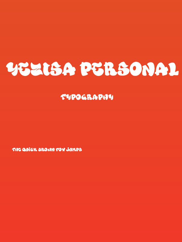 YEZiSA PERSONAL USE Poster