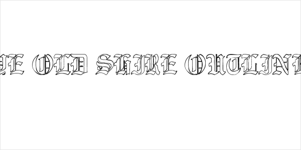 Ye Old Shire Outline Logo