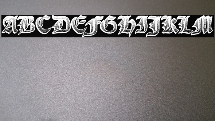 Ye Olde Oak Font examples