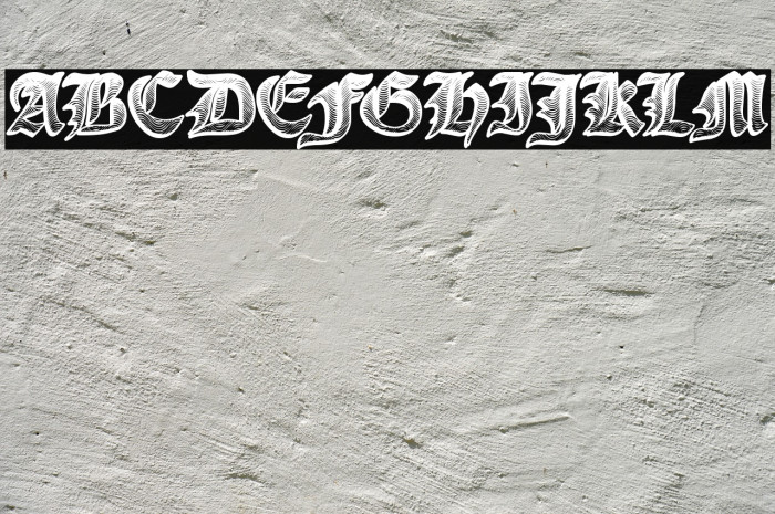 Ye Olde Oak Font examples