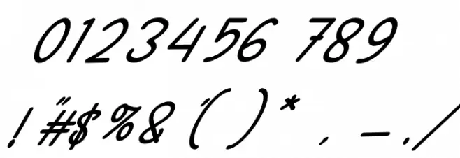 Yeah Bold Italic Font OTHER CHARS