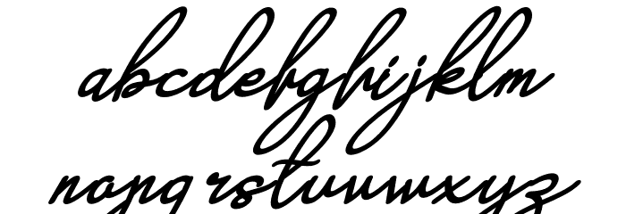 Yeah Bold Italic Font LOWERCASE