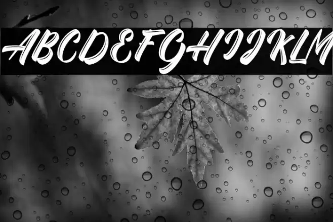 Yeah Violette - Personal Use Font examples