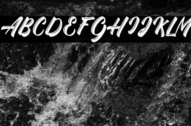 Yeah Violette - Personal Use Font examples