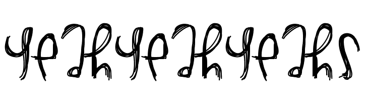 YeahYeahYeahs Шрифта