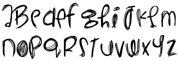YeahYeahYeahs Font LOWERCASE