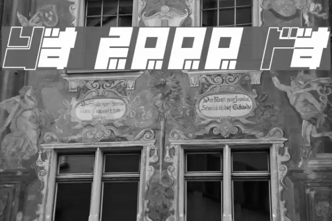 Year 2000 Replicant Шрифта examples