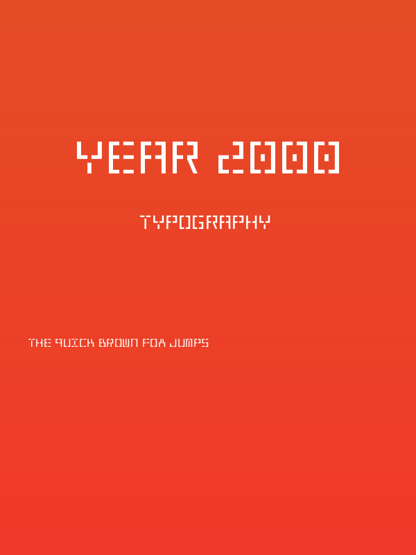 Year 2000 Poster