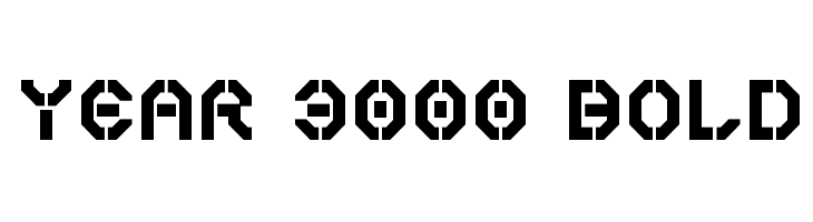 Year 3000 Bold  免费字体下载