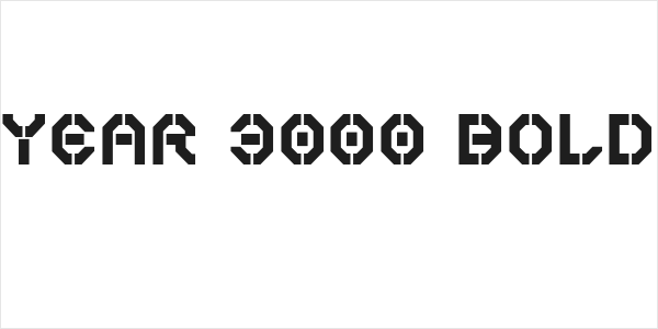 Year 3000 Bold Logo