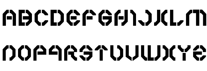 Year 3000 Bold Font LOWERCASE