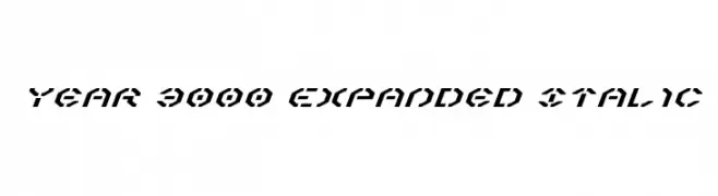 Year 3000 Expanded Italic 