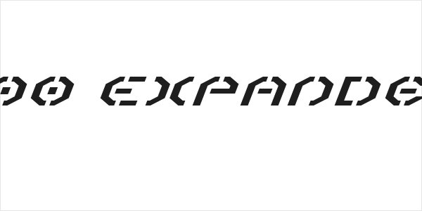 Year 3000 Expanded Italic Logo