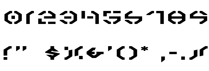 Year 3000 Expanded Font OTHER CHARS