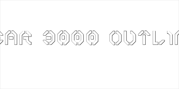 Year 3000 Outline Logo