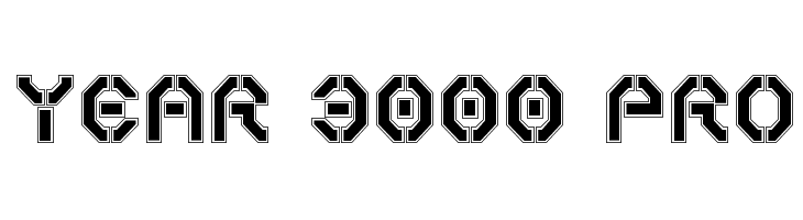 Year 3000 Pro Font