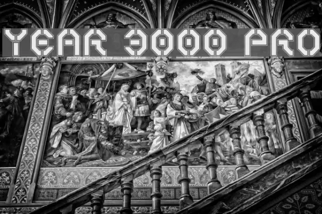 Year 3000 Pro Font examples