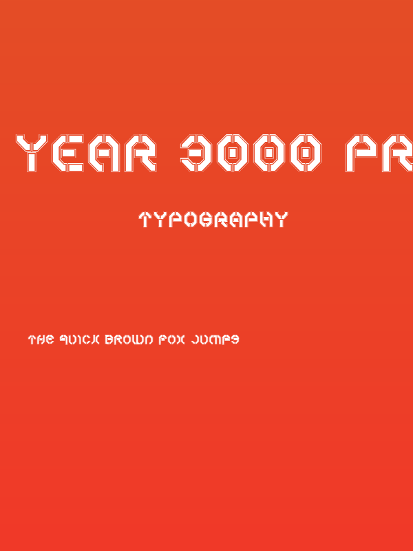 Year 3000 Pro Poster
