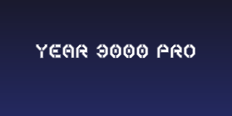 Year 3000 Pro Social Header