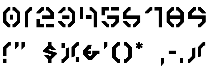 Year 3000 Font OTHER CHARS