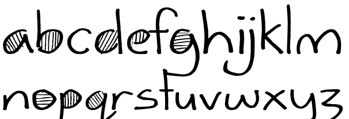 Year Book Personal Use Schriftart Kleinbuchstaben