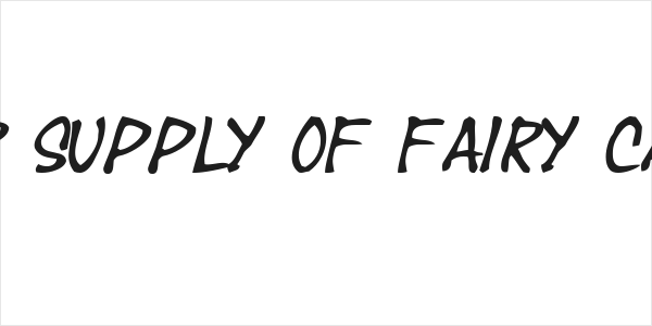 Year supply of fairy cakes Logo