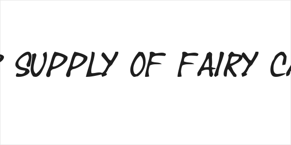 Year supply of fairy cakes Logo