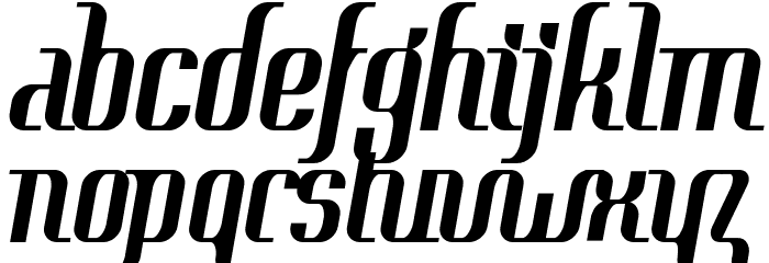 Year2000-Context-Clipped Font LOWERCASE